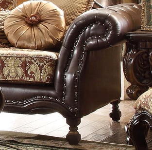 Order Gold, Dark Chocolate, Copper Homey Design  HD-3280-L Living Room now