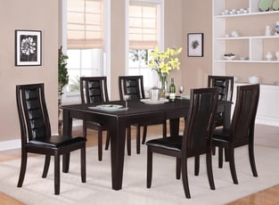 Espresso Cosmos Furniture 2025PIERA-Set-2 Dining Room interior