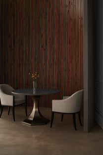 Dining Room  Beige, Dark Walnut Caracole image