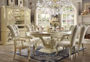 Dining Room  White Homey Design  image