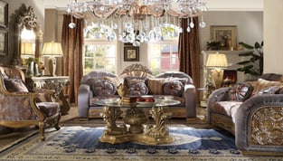 Living Room  Golden Brown Homey Design  image