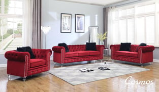 Order Red Cosmos Furniture 3037RESAH Living Room now