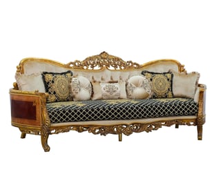 Living Room  Beige, Gold, Antique, Black European Furniture image