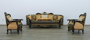 Living Room  Gold, Antique, Black European Furniture image