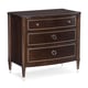 Mocha Walnut & Soft Silver Paint Finish Nightstands Set 2Pcs HOW SUITE IT IS by Caracole 