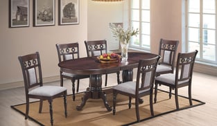 Brown Cosmos Furniture 2025DCLAK-Set-2 Dining Room interior