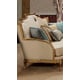 Gold & Light Beige Sofa Traditional Cosmos Furniture Majestic