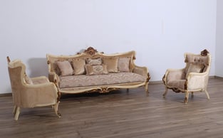 Buy Beige, Gold, Antique European Furniture Living Room 