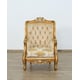Imperial Luxury Brown & Gold LUXOR II Arm Chair Set 2 Pcs EUROPEAN FURNITURE Classic