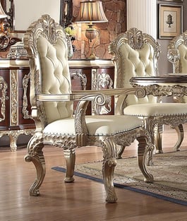 Dining Room  Silver, Cherry, Antique White Homey Design  image