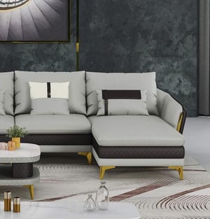 Living Room  Gray, Chocolate European Furniture photo