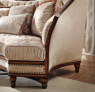 Living Room  Beige, Dark Oak Homey Design  photo