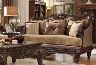 Espresso, Dark Cherry Homey Design  HD-386-SLC-SET-3 Living Room interior