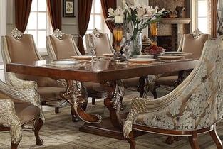 Dining Room  Beige, Pearl, Walnut Homey Design  photo