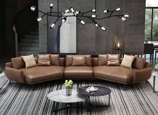 Living Room  Brown European Furniture image