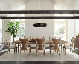 Bronze, Gray Caracole CLA-021-202-Set-9 Dining Room interior