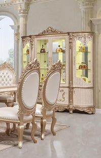 Dining Room  Gold, Cream Homey Design  image