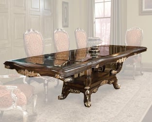 Buy Silver, Dark Brown, Red Benneti Dining Room 