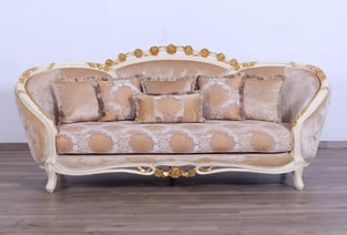 Living Room  Beige, Gold European Furniture image