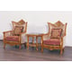 Thumbnail of Living Room  Gold, Red European Furniture image