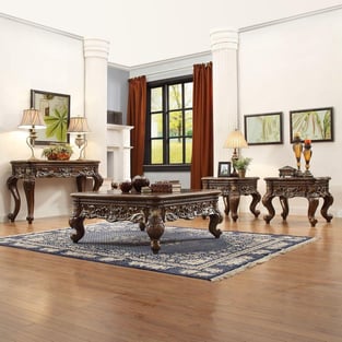 Buy Brown, Metallic Homey Design  Accent Tables 