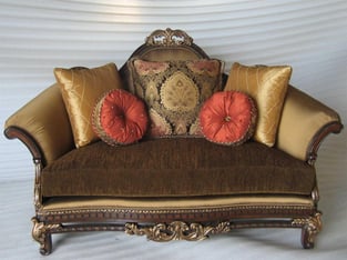 Buy Brown, Golden Beige, Walnut Homey Design  Living Room 