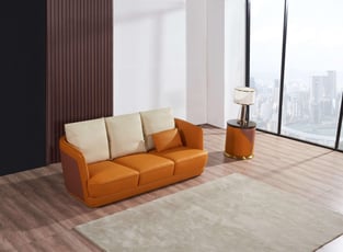 Living Room  Brown, Orange European Furniture image