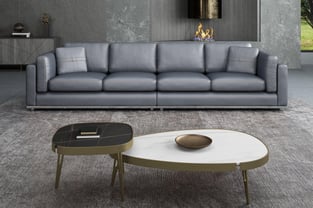 Buy Smoke, Gray European Furniture Living Room 