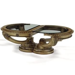 Buy Bronze, Golden Brown, Antique Brass Benneti Accent Tables 