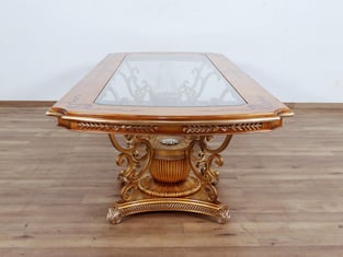 Dining Room  Brown, Silver, Ebony European Furniture image