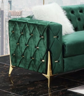 Buy Gold, Green Cosmos Furniture Living Room 