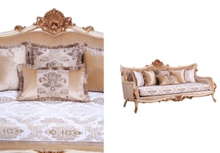 Order Gold, Antique, Pearl European Furniture 47072-S Living Room now