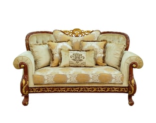 Buy Gold, Sand, Walnut European Furniture Living Room 