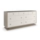 Ivory & Dry Martini Finish Seven Drawers Dresser CALYPSO by Caracole 