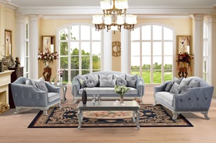 Order Silver, Gray Cosmos Furniture Venus-Sofa Living Room now