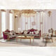 Thumbnail of Buy Burgundy, Gold Homey Design  Living Room 