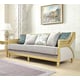 Gray Fabric & Metallic Gold Sofa Set 2Pcs Traditional Homey Design HD-2063 