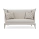 Twilight Grey Cover Traditional  Loveseat Set w/ Occasional Tables 4Pcs Double Date by Caracole 