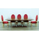 Thumbnail of Order Gold, Red, Ebony European Furniture 44697-DT-Set-9 Dining Room now