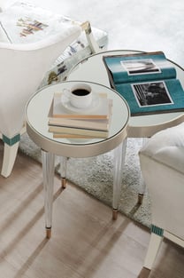 Buy Gold, Silver Caracole Accent Tables 