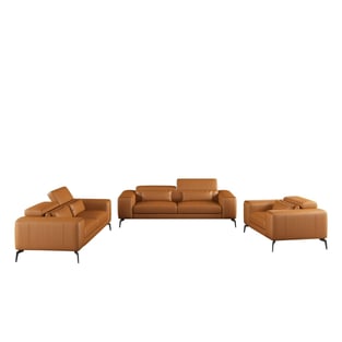 Cognac European Furniture EF-12551-Set-3 Living Room interior