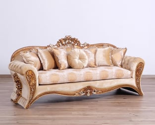 Buy Beige, Gold European Furniture Living Room 