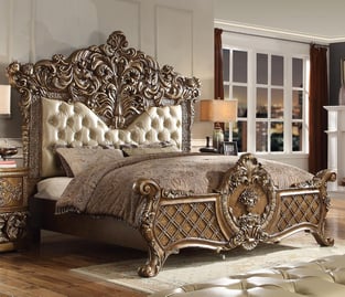 Buy Golden Brown Homey Design  Bedroom 