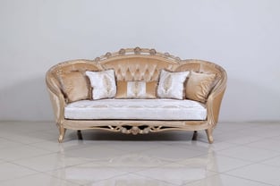 Order Champagne, Off-White, Copper European Furniture 45001-Set-2 Living Room now