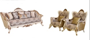 Order Beige, Gold, Antique European Furniture 37008-C-Set-2 Living Room now