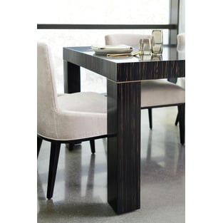 Bronze, Ebony Caracole M102-419-202-Set-7 Dining Room interior