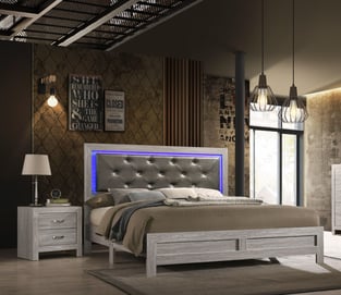 Bedroom  White, Gray Cosmos Furniture image