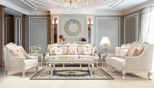 Living Room  Silver, Metallic Homey Design  image