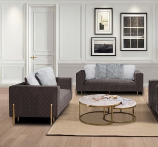 Living Room  Gray Cosmos Furniture image