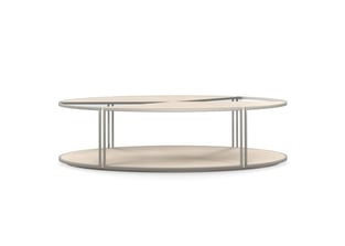 Buy Gold, Cream, Metallic Caracole Accent Tables 